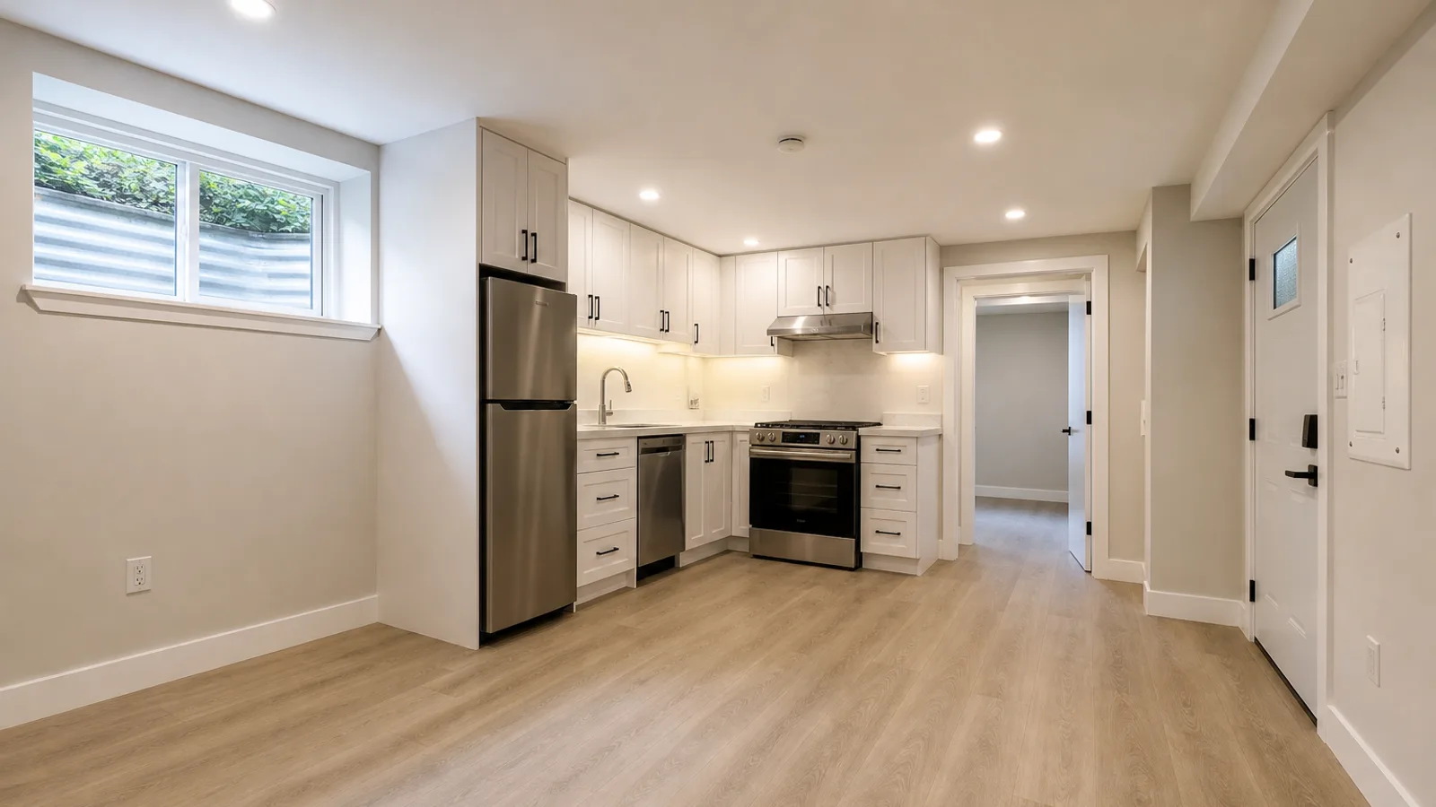 Finished legal basement suite with kitchen and separate entrance, Vancouver