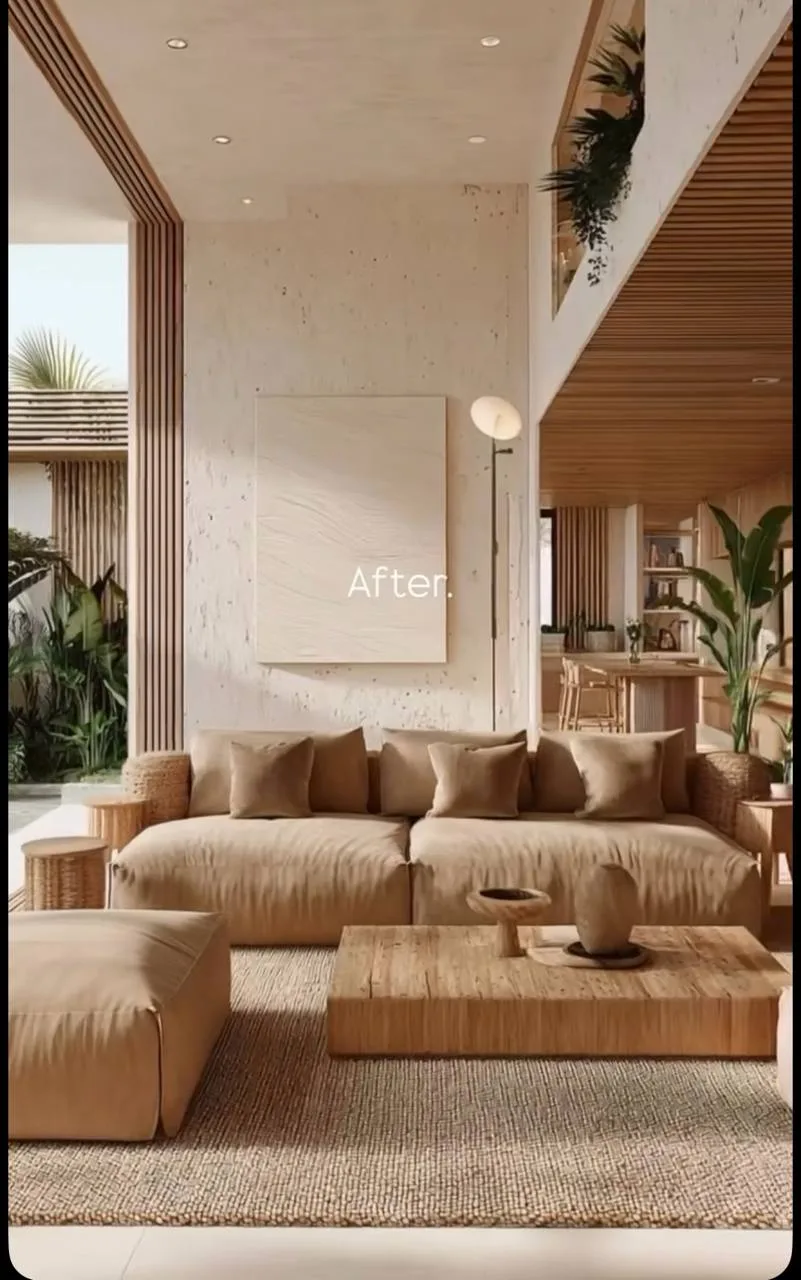 Apartment Interior: Media Partition & Marble Bar, International