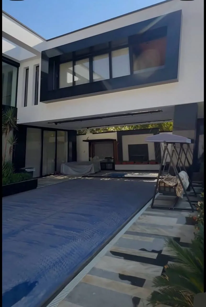Modern Glass Villa: Pool Courtyard & Landscape, International