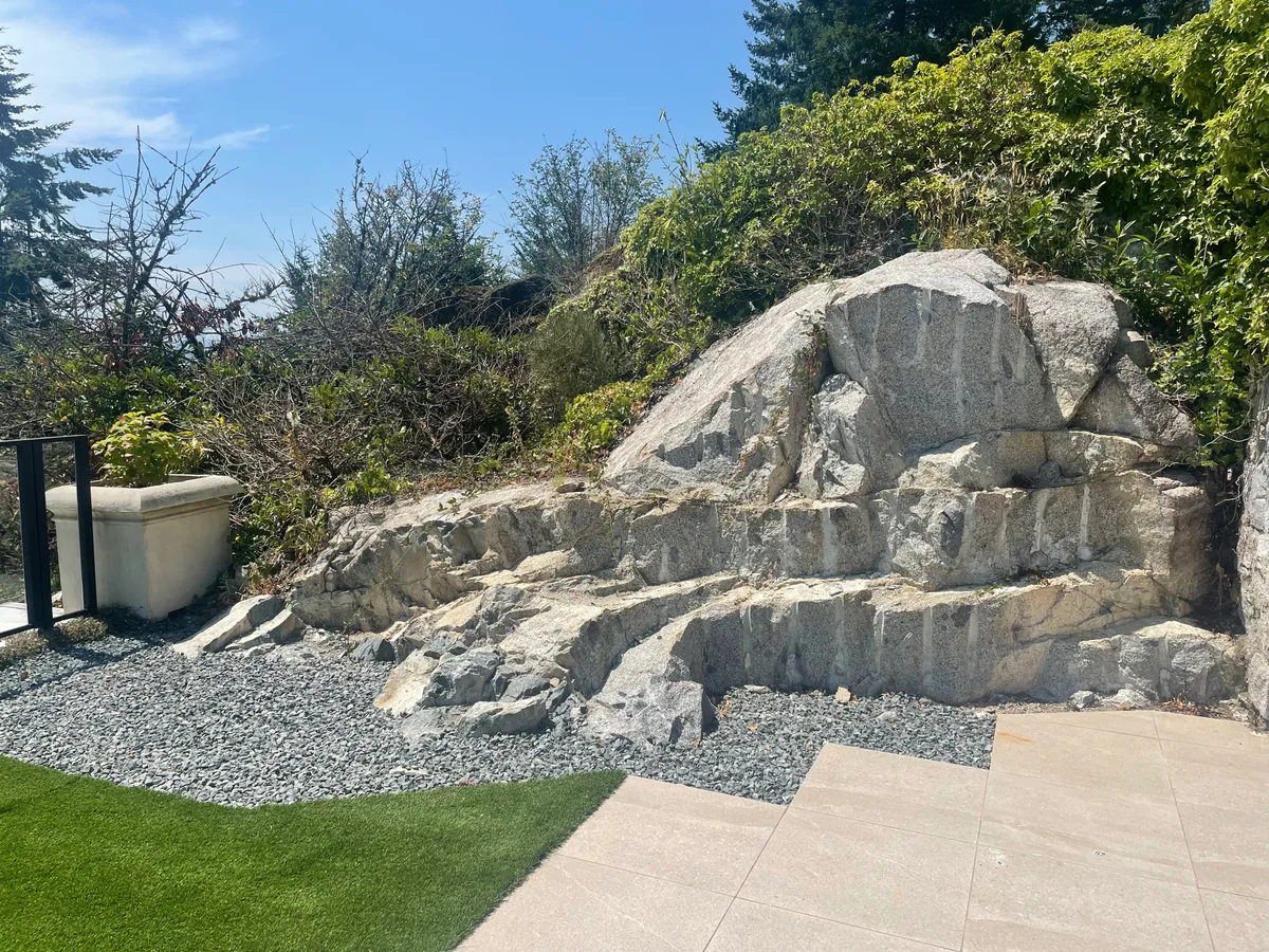 West Vancouver Patio, Pool Deck & Glass Railings, West Vancouver